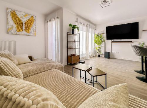 Balcon privé, Fibre, Séjour Calme Grand Paris