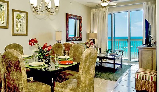 BALCONY VIEWS OF BEAUTIFUL BEACHES! QUIET WEST END!BCH SRVC INCL!!