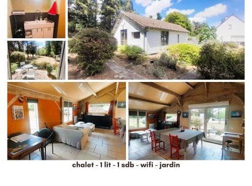 Ballade a la lune chalet 2 pers jardin