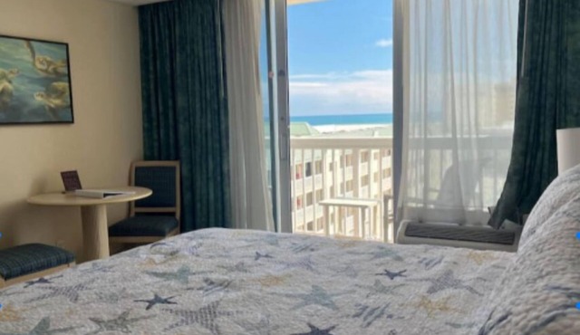 Bang For Your Buck Daytona Beach Ocean View Hotel Condo with Kitchen