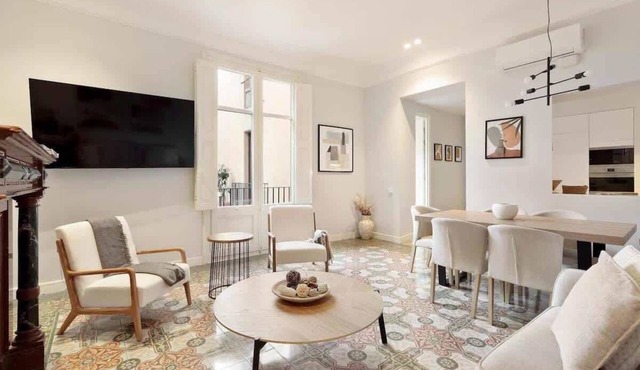 Barcelona's Historic Elegance in A Quiet Street