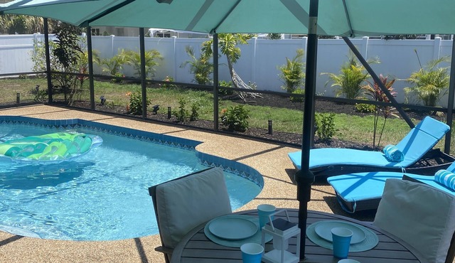 Barefoot Dreams 2 Bed 2 Bath Private Pool Home - Fenced In Yard -10 min to beach