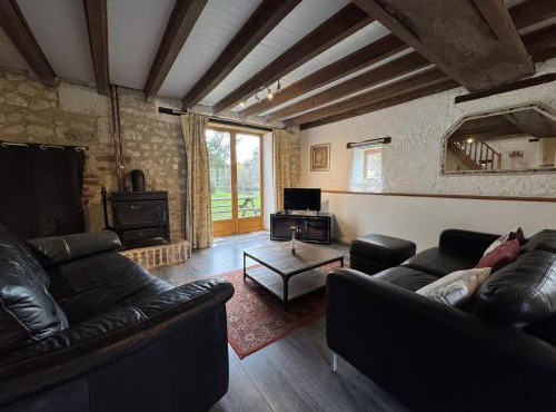 Barn in Aubigné-Racan with Heated Pool
