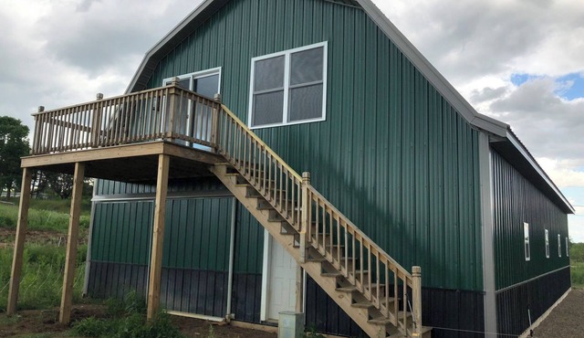 Barn Loft Apartment on Regenerative Family Farm