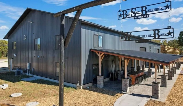 Barn! Pool w/Rock Climbing Wall! Indoor BBall/Pickleball Court + Playground!