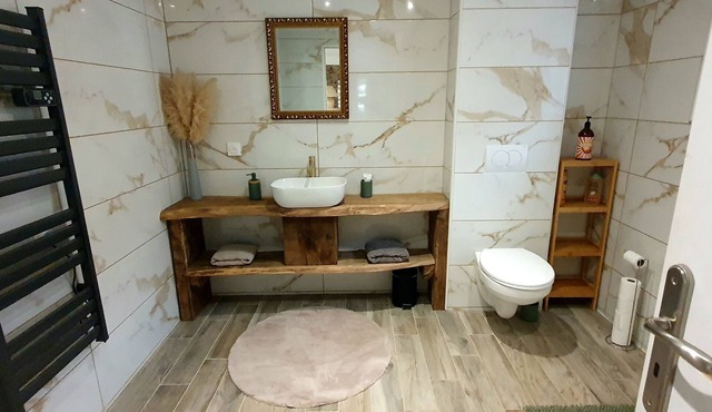 Barn with converted dovecote