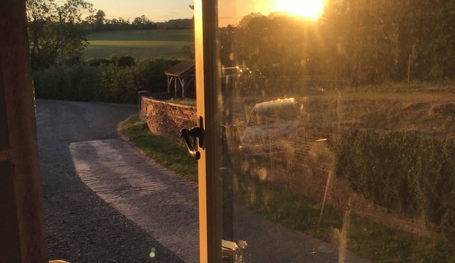 Barn with off road parking and spacious living space with all amenities