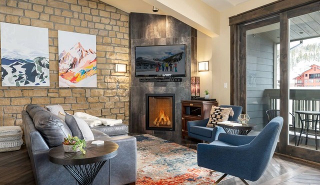 Base Village Loft 102 | At Base Area | Private Garage | Hot Tub