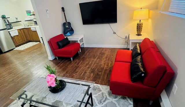 Basement Unit in a house with 2 bedrooms, full bathroom and living area