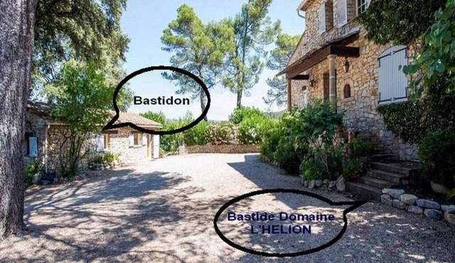 Bastidon Domaine L'helion 4 Personnes piscine 12mx6m au sel