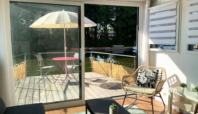 Bateau appartement sur l'Erdre au coeur de Nantes