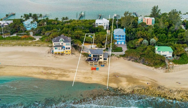 Bathtub Beach Retreat: 8BR/4BA Ocean-to-River w/heated pool +Elevator Discounts!