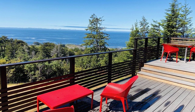 BAUHAUS-Ocean View Mid century Modern Gem on 10 private acres