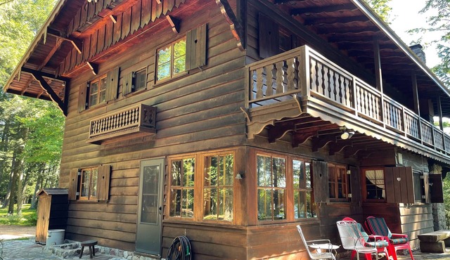 Bavarian Style Lake Lodge on 26 Private Acres