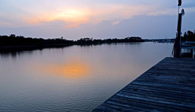 Bay front- Bay John-boat slips-pier