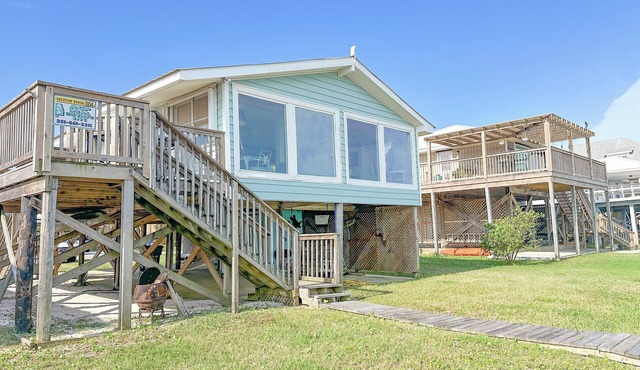 Bay Front home in protected cove