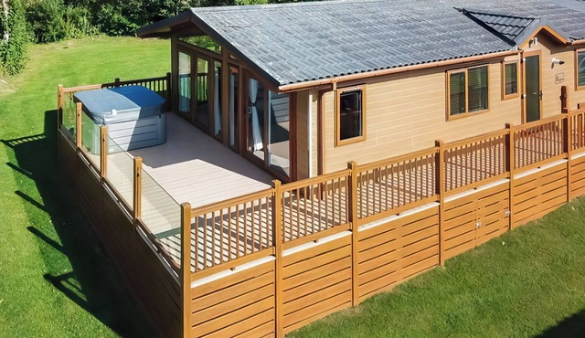 Bay view lodge offers just that, breathtaking views of Ceredigion Bay.