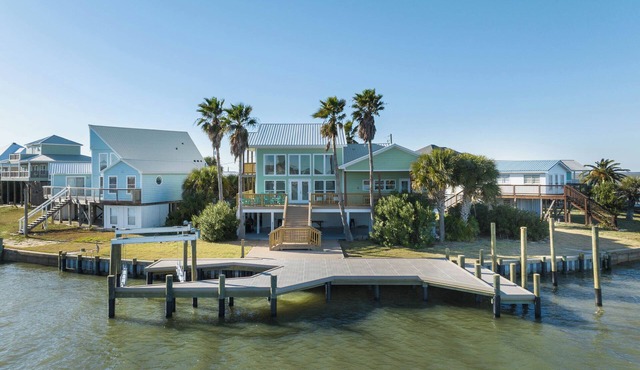 Bayfront home with a wonderful view of the bridge