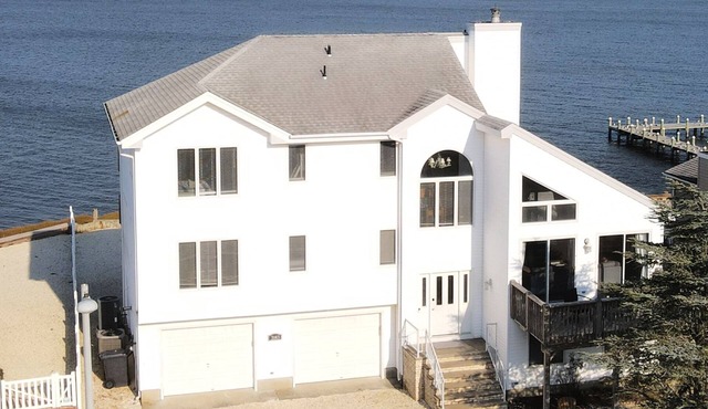 Bayfront Home with Pier, Multi-Level Decks & Stunning LBI Views