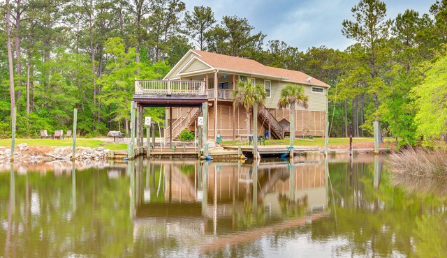 Bayou La Batre Stilted House on Snake Bayou!