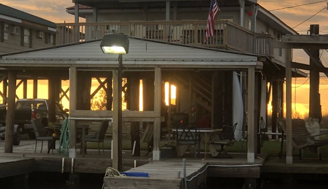 Bayouside fishing camp with private launch