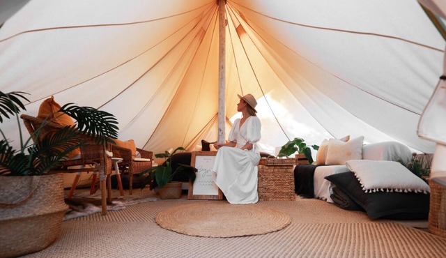 Bayside Glamping;s Tent - Romantic Coastal Retreat in Marion Bay