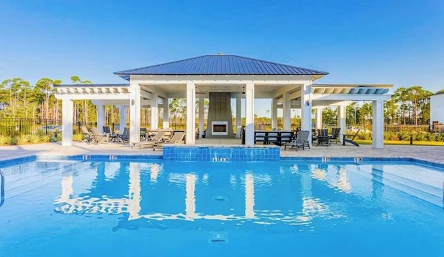 Bayside Retreat Near Beach! Pool, Dock, Pickleball