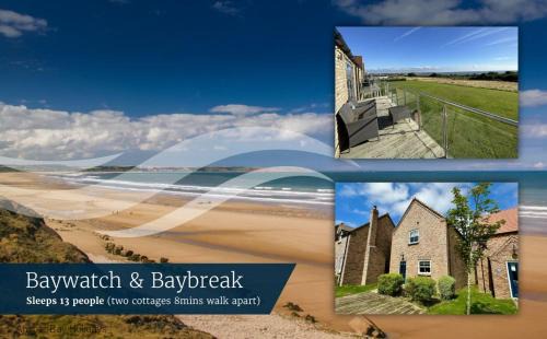Baywatch and Baybreak - Pool and Beach Access - Collection of 2 Properties in one Booking Sleeping 13 total