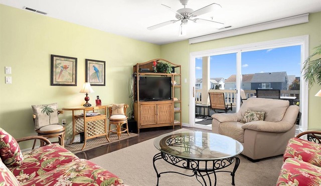 Baywatch III B201 - pretty 3 bedroom on canal with outdoor pool.