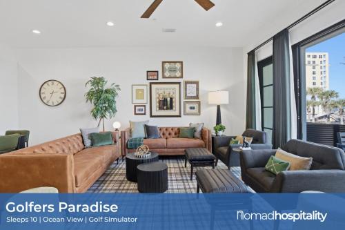 Be A Nomad - 5BR Golf Simulator - Jacksonville Beach - Walk to Pier