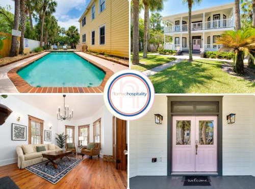 Be a Nomad - Charming Pool House 1 block to beach