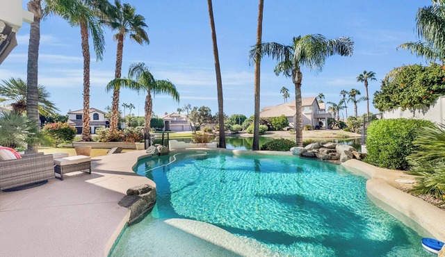 Be a star in this waterfront Fam Glam Hot Pool, Paddle Boat