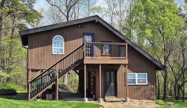 Be our guest. This is our stand-alone guest house, on 4+ acres.