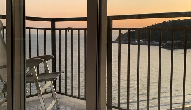Beachfront apartment with spectacular viewsnAbout this space
