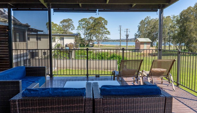 Beach and bush views