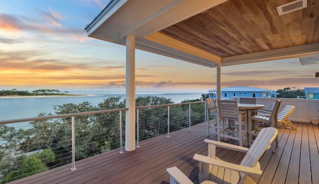 Beach and Gulf Views! Private Saltwater Pool!