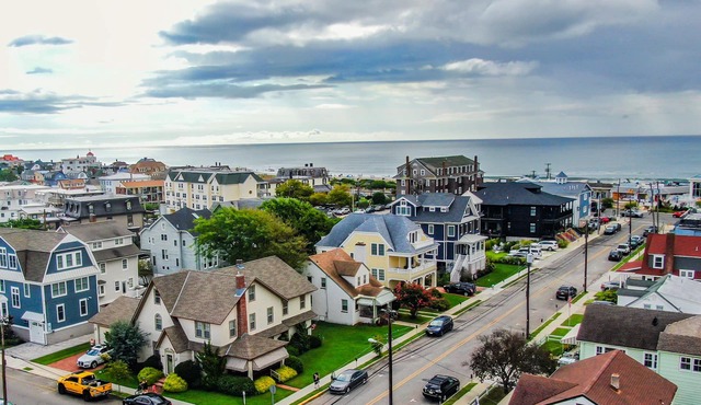Beach block three story house center of town with parking