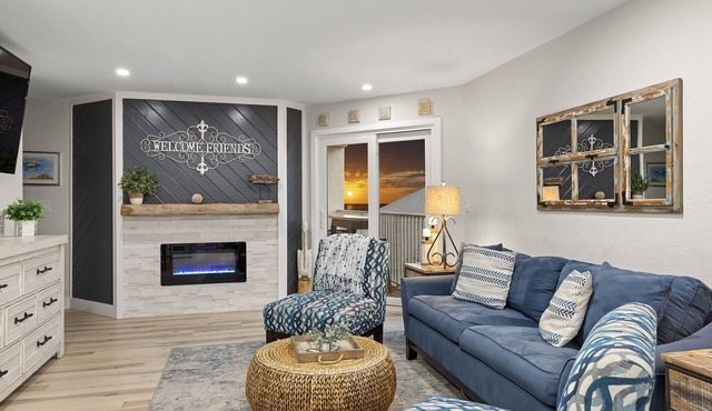 Beach condo with sunset views