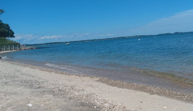 Beach cottage with private bay beach access!