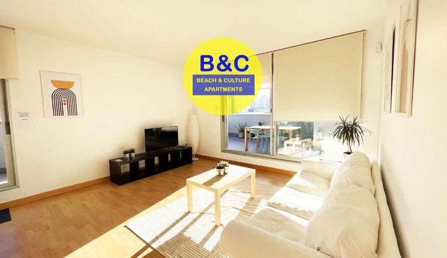 Beach & Culture Barcelona Port Forum Penthouse Apartment
