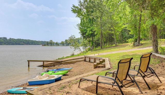 Beach & Dock: Lakefront Winnsboro Gem on 20+ Acres