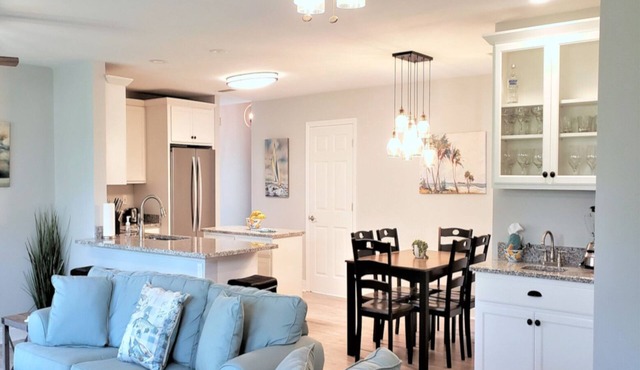 Beach escape with screened in patio!