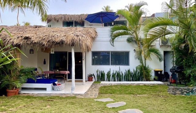 BEACH FRONT 3 Bedroom Villa with private Pool Sleeps 7