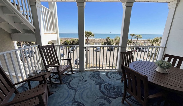 Beach Front Condo on the Strand, 101 Steps to the Beach STR2021-00204