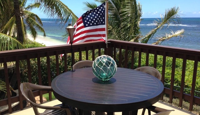 BEACH FRONT ESTATE SANDY BEACH Heated Saline Pool/SPA 360 Views: Please Inquire