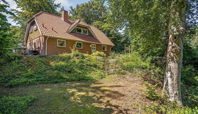 Beach front home in Asperup with sauna