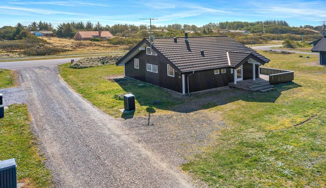 Beach front home in Ringkøbing with sauna