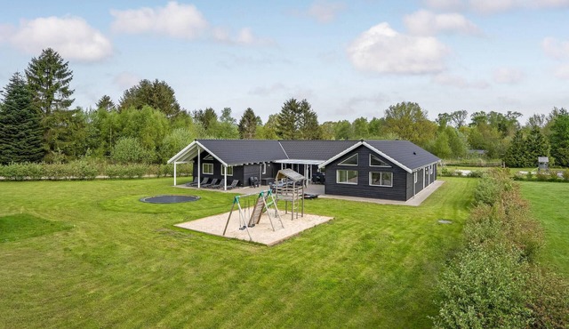 Beach front home in Glesborg with sauna