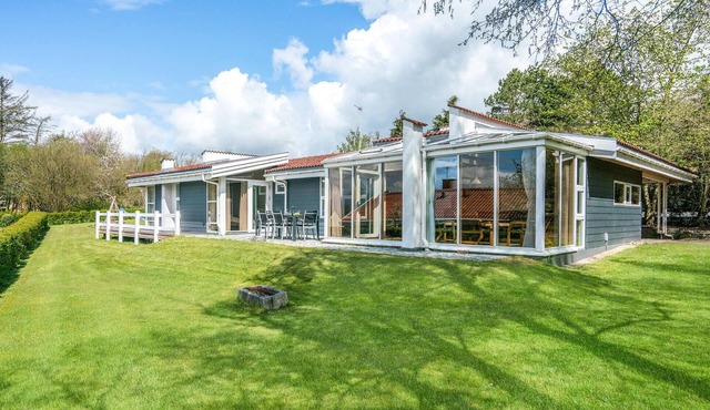 Beach front home in Haarby with sauna