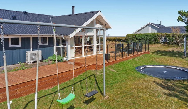 Beach front home in Hadsund with sauna